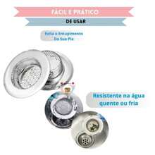 Dreno de Pia de Cozinha Resistente Original de Aço Inoxidável 5,4cm 7,2cm 9,0cm 11,5cm, Cozinha, Banheiro, Casa, Fornecedores Domésticos