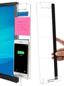 1 Office Desk Accessory Display Message Board Computer Message Board Office Supplies Women And Men Computer Sticker Holder Home Office Accessories Desktop Message Office Decoration - Multicolor - View 9