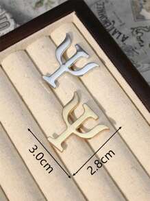 Yuan Shuo 1入創意西方心理學英文胸針，鋅合金徽章 - 徽章領針 - 查看 7