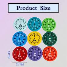 1pc Math Fact Spinner Tool, Rotation Multiplication Division Tool, Math Facts Toy, Holiday/Birthday Gift (Random Color) - Multicolor - View 8