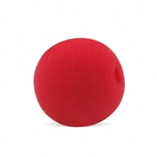 可选数量23/6/5/3/2pcs海绵小丑鼻子、圣诞海绵球、红色海绵球、节日魔术道具海绵球、圣诞派对配件，如手套、长袜、领结（部分配件为塑料制品，收货和发货时有轻微瑕疵）万圣节