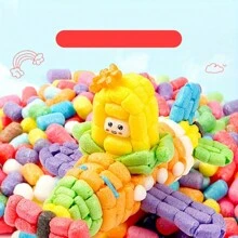 500pcs Creative Corn Kernel Handmade Stickers Painting Craft Set - Ideal For Arts & Crafts - Multicolor - View 4
