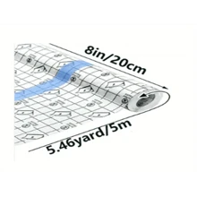 1 Roll Transparent Self-Adhesive Bandage, Waterproof Tattoo Care Bandage Roll, Skin Dressing, Suitable For Swimming Tattoo Care - Blue - View 19