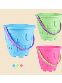Children's Beach Toy Set, Sand Pit Toy, Equipped With Bucket, Shovel, Sand Rake, Sand Sieve Toy, Sand Castle Building Kit, Children's Outdoor Water And Sand Digging Toys - Blue/Green/Pink - Suitable For Boys And Girls, Children's Holiday Gifts, Birthday Gifts, Perfect Gifts For Children's Toys - Multicolor - View 10
