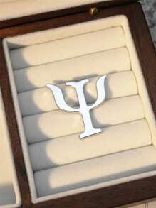 Yuan Shuo 1入創意西方心理學英文胸針，鋅合金徽章 - 徽章領針 - 查看 11