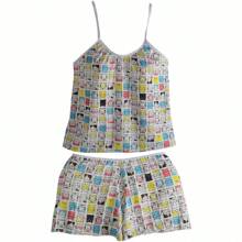 Women Pajama Sets - Màu xanh nhạt - Xem 4