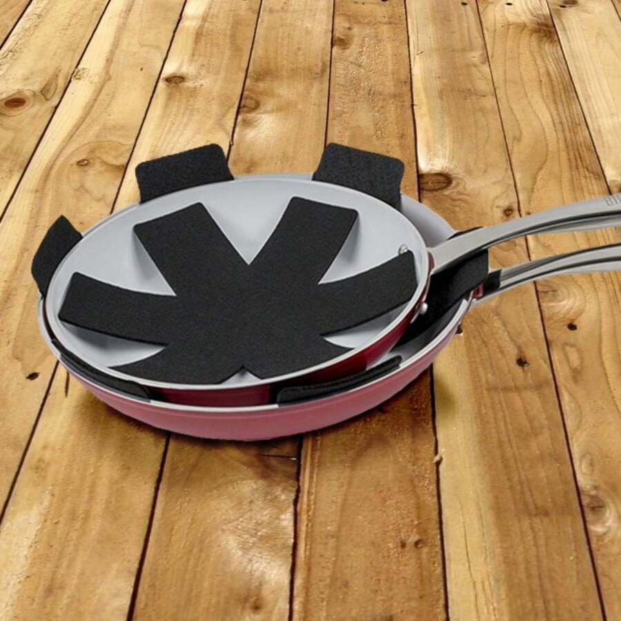 Kit 3 Pan Protectors Pans And Pans - màu đen - Xem 1