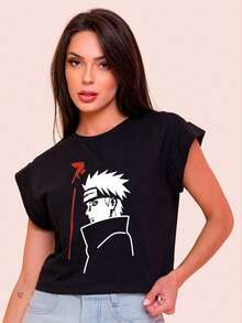 Women T-Shirts - 黑色 - 查看 1