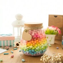 540 Sheets Star Origami Star Strip Rainbow Star Paper Lucky Star Origami 7 Colors Solid Color Origami - 7 Colors - View 7