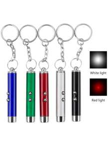 1pc Random Portable Laser Pen Cat Lover And Cat Mom Love Toy, Cat/Dog Lover Gift And Dog/Cat Mom Love Pet Training Toy, Interactive Toy For Cat Lover And Cat Mom Loves - Multicolor - View 4