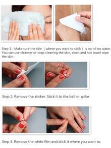 AVYRING 220Pcs Fake Piercing Stud Set Fake Nose Ring Stud Sticker Pack Fake Eyebrow Lip Piercing Non Piercied Earring Stud Body Jewelry - Multicolor - View 4