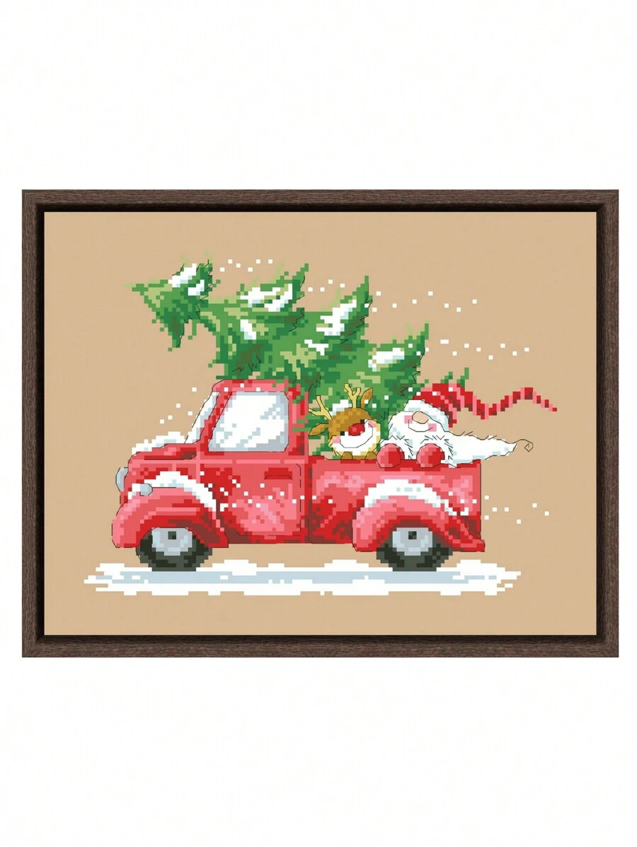 Giao cây Giáng sinh - màu vải lanh - Xem 1