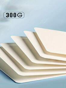 50pcs Blank Watercolor Paper For Painting, 300gsm Heavyweight Professional Watercolor Paper, Used For Postcards And Sketching, School Art Class Supplies Back To School