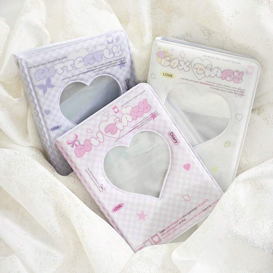 1 Album ảnh hình chữ nhật họa tiết đáng yêu - Giá đỡ thẻ bấm hình vẽ Graffiti 3 inch có tay cầm bằng nhựa PP - Quà tặng hoạt hình theo chủ đề Kpop hoàn hảo cho Ngày của Mẹ, Năm mới, Lễ Phục sinh, Quay lại trường - nhiều màu - Xem 1