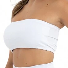 Women Tops - 白色 - 查看 7