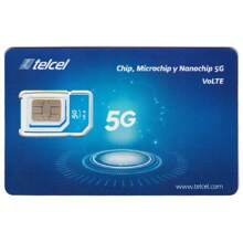 SIM Chip Telcel Amigo Sin Límite 50
