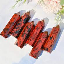 帶來活力和力量： 1入天然棕色黑曜石水晶塔，瑪瑙黑曜石治療水晶棒，用於靈性，具6個面的光柱形狀，水晶棱柱棒，靈氣治療根輪，天秤座生命石，寶石家居裝飾，房間裝飾，辦公室裝飾，桌面裝飾，天然水晶石材，用於冥想和治療的禮物，水晶收藏禮品，情侶禮物，姐妹禮物，最好的朋友禮物，媽媽禮物，女友禮物 - 水晶柱子 - 查看 3