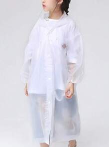 Kid's Raincoat - White - View 6