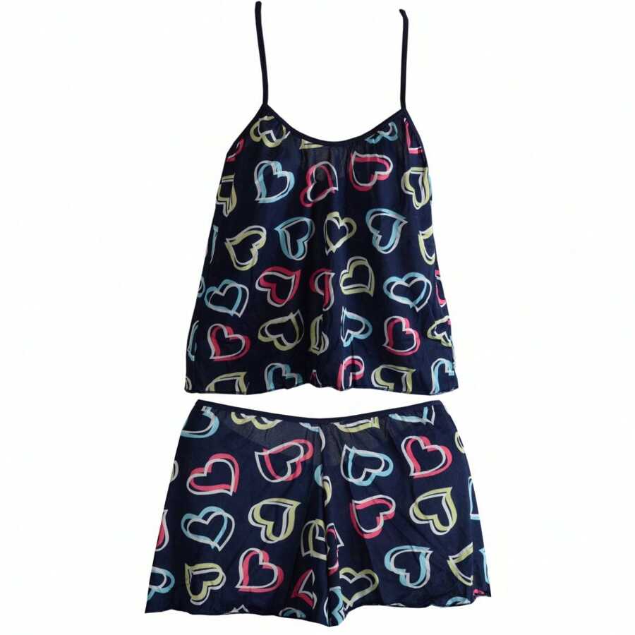 Women Pajama Sets - 黑色 - 查看 1