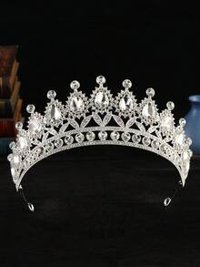 1 件时尚简约波西米亚风皇冠，适合婚礼、生日和其他节日 - 半冠 - 查看 1