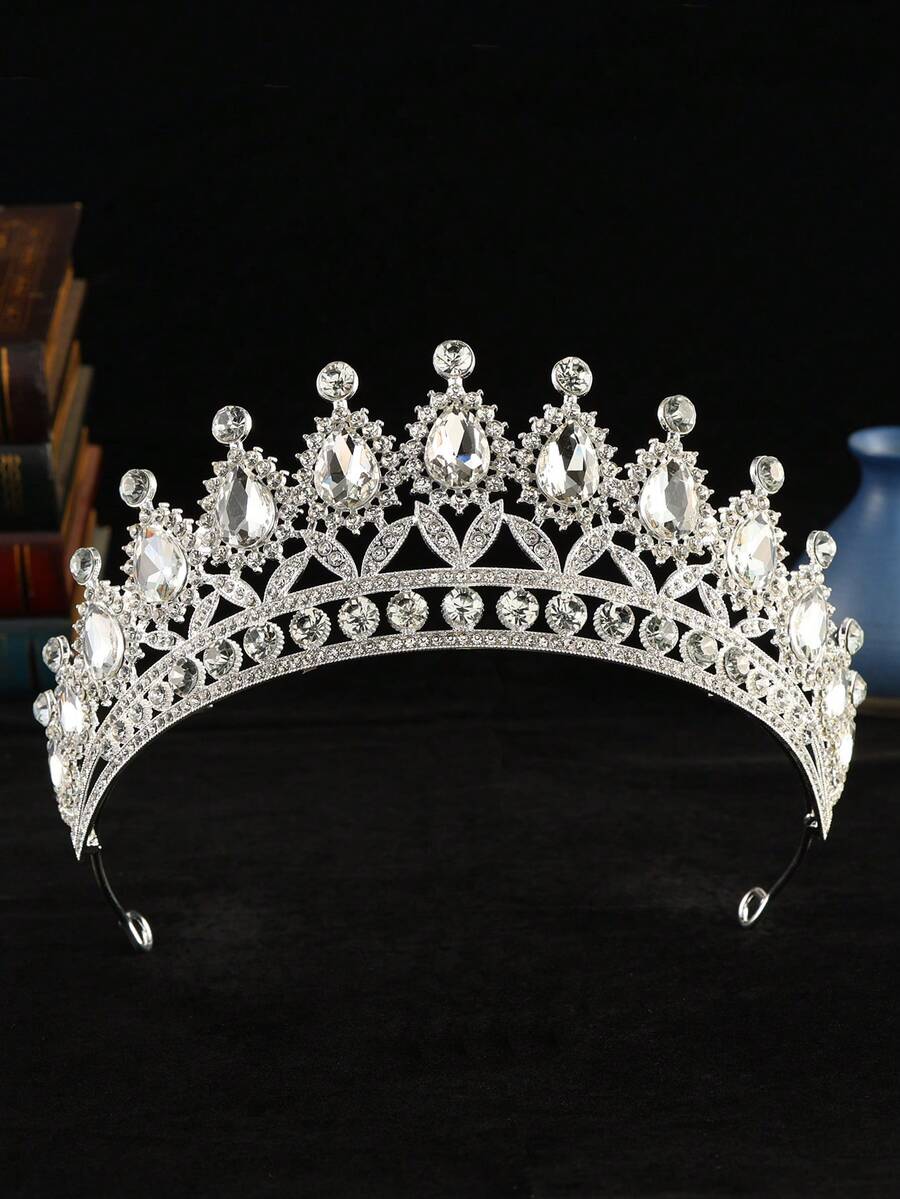 1 件时尚简约波西米亚风皇冠，适合婚礼、生日和其他节日 - 半冠 - 查看 1