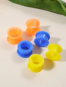 18pcs/Set 12mm High Round Edge Silicone Earplugs With General Horn Combination, Suitable For Daily Wear And Festival Gifts - Silicone Ear Expanders - View 5
