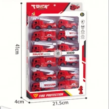 Kids Vehicle Playsets - Red - View 1