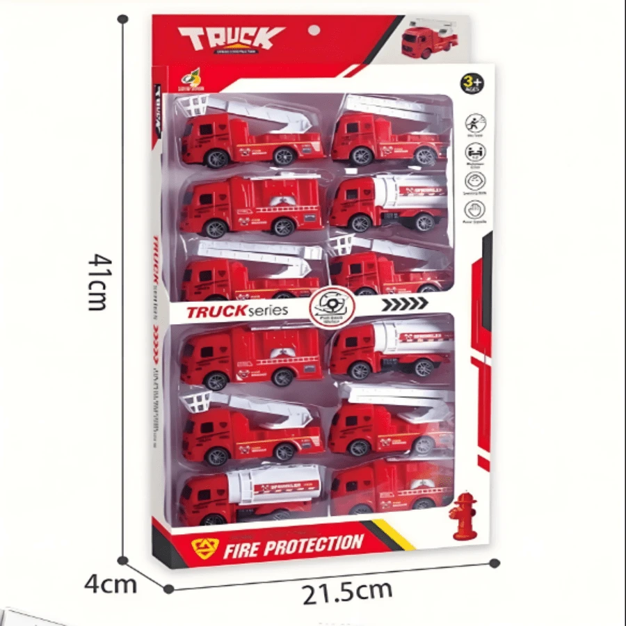 Kids Vehicle Playsets - Red - View 1