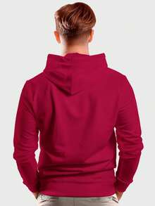 Men Sweatshirts - Màu Đỏ Sâu - Xem 2