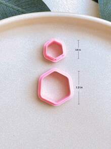 Basic Polymer Clay Cutters, Polymer Clay Cutters For Earrings Making - Pink - View 9