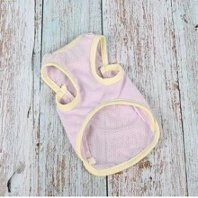 轻薄衣物，适合泰迪犬、贵宾犬、雪纳瑞犬等宠物在炎热天气穿着的薄款背心 - 彩色 - 查看 9