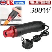 Mini Handheld Heat Gun Electric 300W Portable Heat Gun DIY Craft Embossing Pen - UK Plug(220-240V) - View 2
