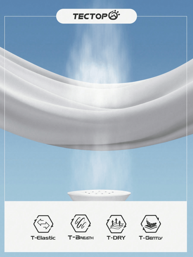 TECTOP 女性T恤 快乾短袖圓領 運動短袖 干爽運動性能排汗 跑步上衣 健身運動服 - 黑色 - 查看 6