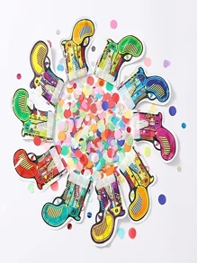 5 件节日礼炮 - 充满活力的气球烟花炮，采用 PVC 材料，用于有趣的派对装饰 - 独特的复活节礼物创意（随机发送颜色），适合万圣节/圣诞节/感恩节的成人派对游戏