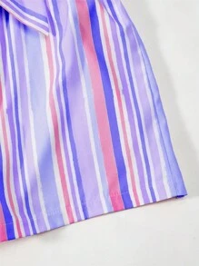 Tween Girl Summer Lovely Multi-Colored Casual Jumpsuit - Multicolor - View 3