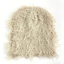Winter Fuzzy Beanie Hat - Breathable, Windproof, Fitted, Camouflage Pattern, Toggle Closure - Hand Wash Only, Perfect For New Year Occasion, Street Style, Y2k Punk Fashion - Multicolor - View 16