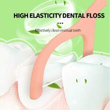 50 sztuk Owocowy Smak Dorosłych Nić Dentystyczna Wymazówka, Przenośna I Gładka Nić Dentystyczna Czyszcząca, Czyszczenie Jamy Ustnej, Domowe Pudełko Nici Dentystycznej