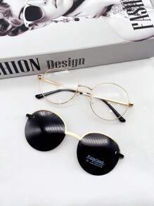 Women Eyeglasses - 金色 - 查看 3