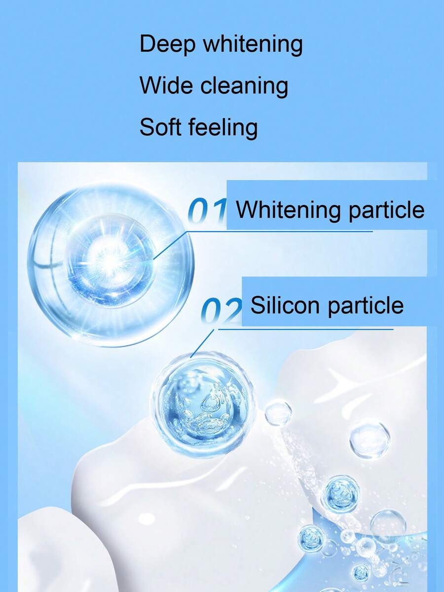 HCJ Brand Pump-Type Probiotic Dual Color Particles Toothpaste, Volcanic ...