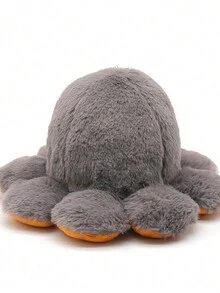 定制万圣节礼物双面南瓜毛绒娃娃，一体式万圣节装饰 - 彩色 - 查看 5