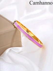 Camhanno 1 Pc Innovative And Stylish Neutral Stainless Steel Drip Bracelet For Ladies To Wear On A Date - Oil Drip Bracelet - View 13