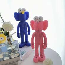 1件KAWS卡通装饰玩具模型家居装饰公仔模型玩偶汽车摆件创意个性车内装饰用品玩具包包装