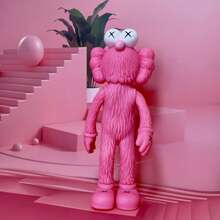 1件KAWS卡通装饰玩具模型家居装饰公仔模型玩偶汽车摆件创意个性车内装饰用品玩具包包装