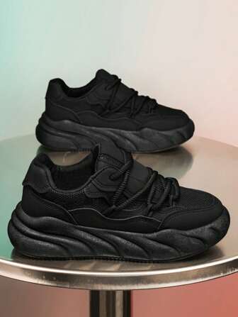 Men's Outdoor Breathable Comfortable Slip-Resistant High-Top Chunky Shoes