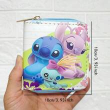 1pc Cute Cartoon Stitch Wallet, Suitable For Gift Selection, Students - Multicolor - View 2