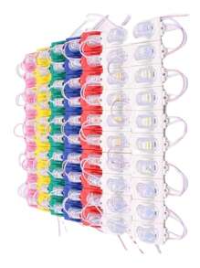 Modulos de LED iluminacion de alta potencia estilo ceja impemeable de 3 LED SMD 3030 para coche moto remolque 10Uds - Blanco - Ver 5