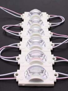 Modulos de LED iluminacion de alta potencia estilo ceja impemeable de 3 LED SMD 3030 para coche moto remolque 10Uds - Blanco - Ver 3