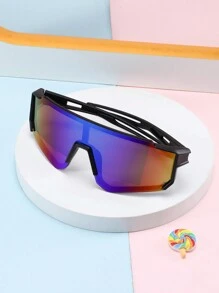 1 Pair Modern Sports Fashion Glasses For Kids, Suitable For Boys And Girls Outdoor Activities, Travel, Holiday And Birthday Gift