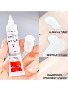 Bộ 2 Kem Dưỡng Trắng Da Tàn Nhang Sáng Da Mặt Làm Sáng Các Đốm Dưỡng Ẩm Hydrating Di Động Dành Cho Đi Du Lịch Chăm Sóc Da - trắng - Xem 3