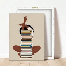 1pc Art, African American Wall Art, Black Art Print, Printable Wall Art, Black Wall Art, Wall Decor, Modern Canvas Wall Art, Posters For Room, Room Decoration Stuff, Home Decor ,Room Decor Aesthetic, Western Decor, Bathroom Kitchen Living Room Bedroom Office Decor